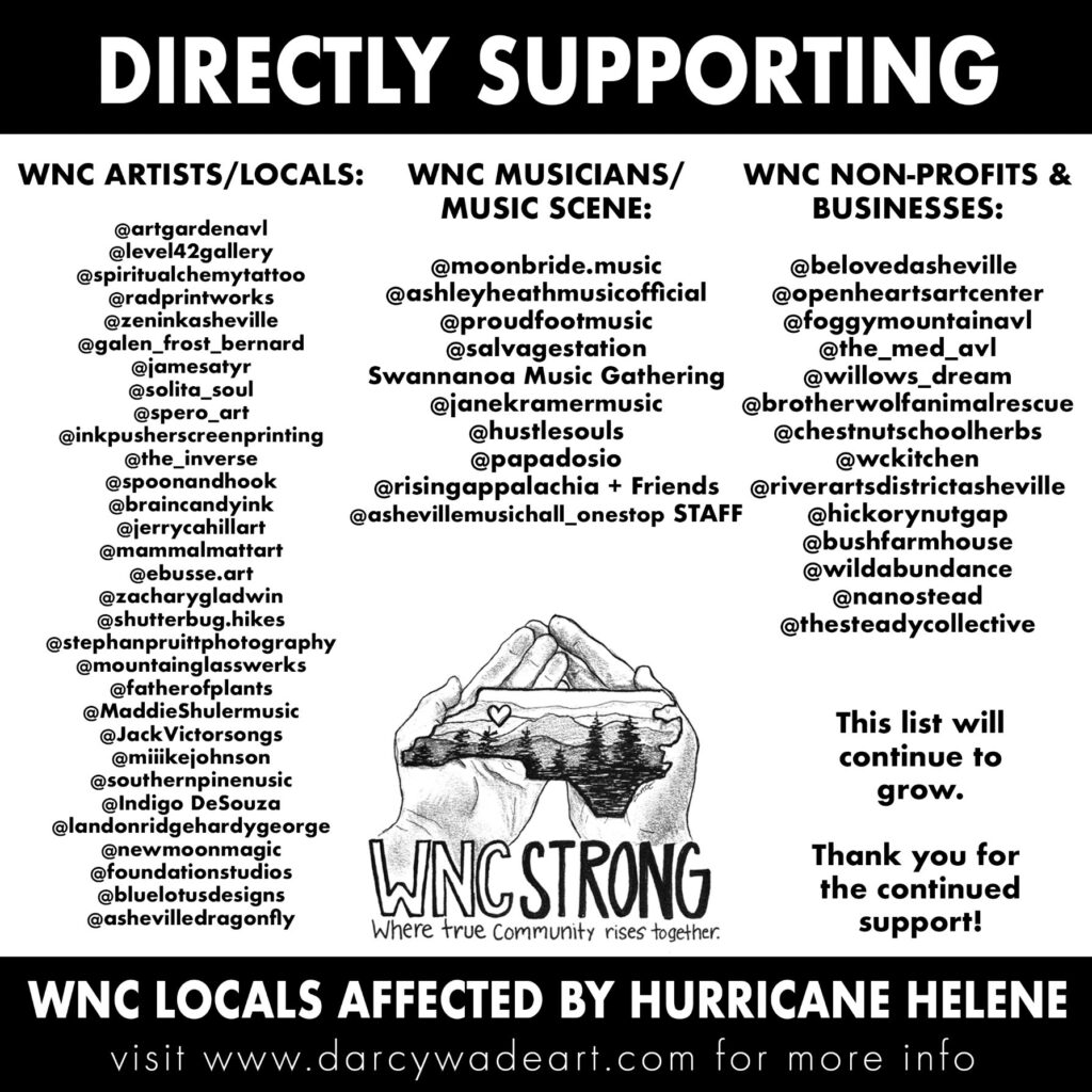 WNC fundraiser info